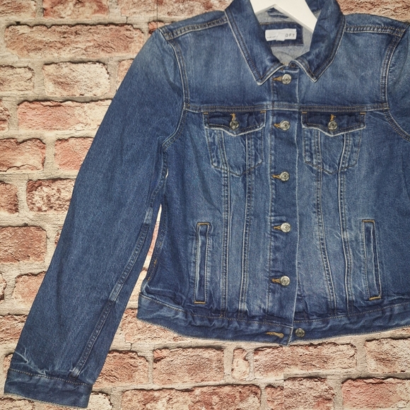 Loft | Made and Loved | Classic Blue Stone-Washed Material Jean Jacket - Picture 9 of 16